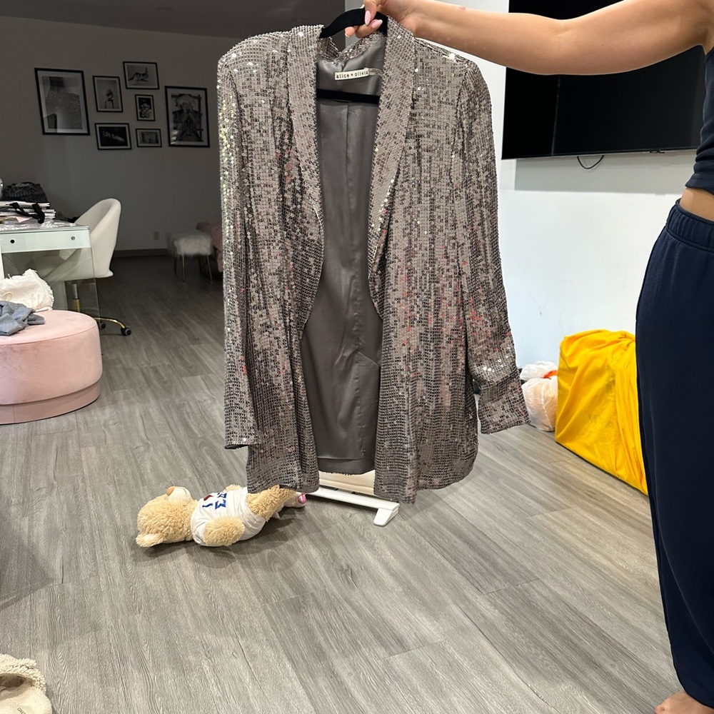 Alice and Olivia Sequince Blazer